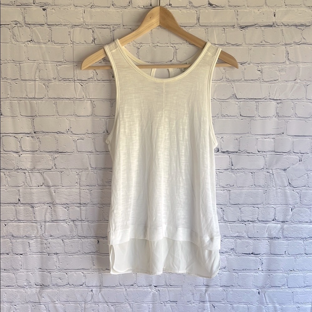 J. Crew White Sleeveless Women's Tank Top Size‎ XS